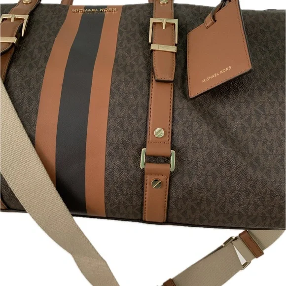 MICHAEL Kors Bedford Extra Large Travel Weekender. NWOT - Picture 4 of 17